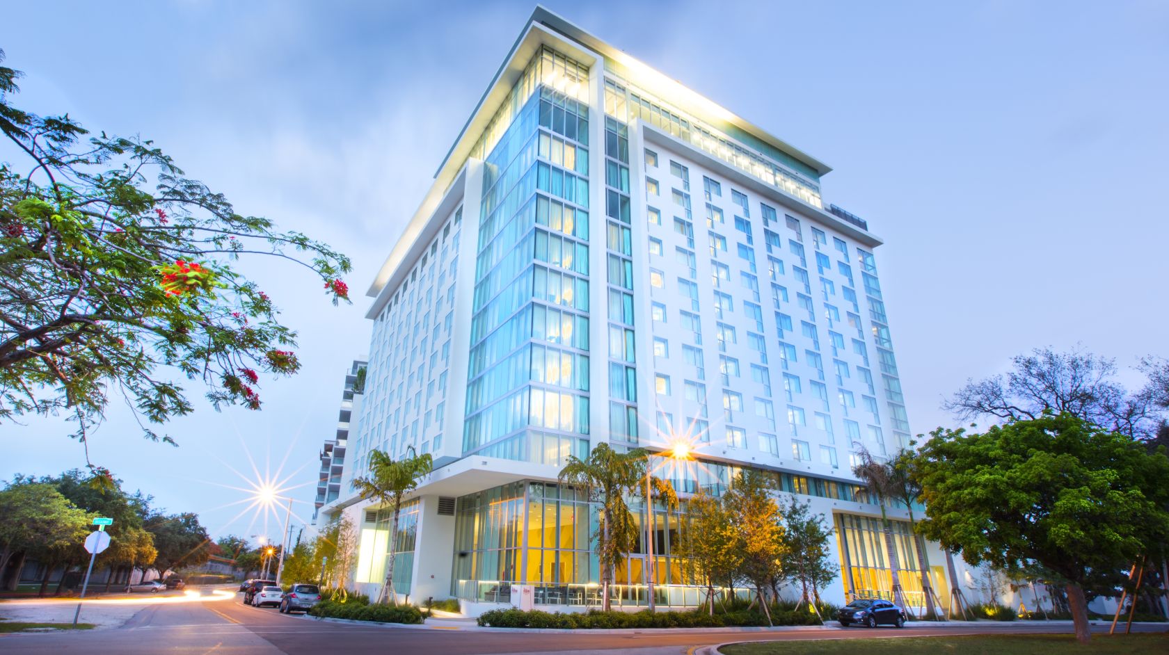 exterior view of Novotel Miami Brickell hotel