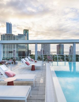 Cool off at the rooftop pools of 2 Brickell hotels